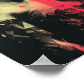 Fallen Angels Profiel - Halftone Pattern Poster (Hoek)