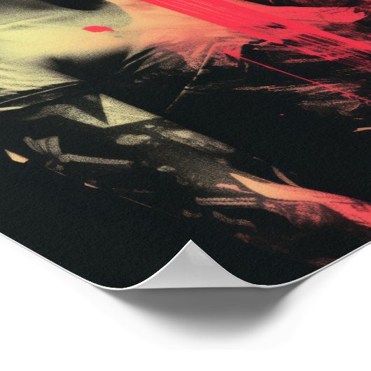 Fallen Angels Profiel - Halftone Pattern Poster (Hoek)