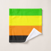 Fallen Aromantische Pride Flag Bad Handdoek (Wasdoekje)