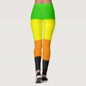 Fallen Aromantische Pride Flag Leggings (Achterkant)