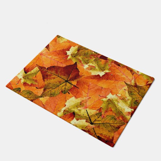 Fallen Autumn Leaves Deurmat (Schuin)