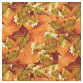 Fallen Autumn Leaves Stof (Close Up)