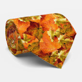 Fallen Autumn Leaves Stropdas (Opgerold)