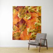 Fallen Autumn Leaves Wandkleed (In situ)