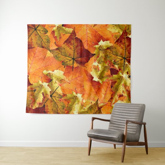 Fallen Autumn Leaves Wandkleed (In Situ (horizontaal))