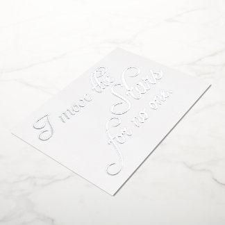 Fallen bewegen de sterren folie uitnodiging