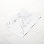 Fallen bewegen de sterren folie uitnodiging (Gedraaid)