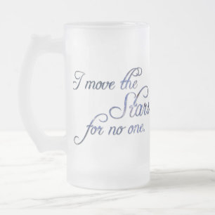 Fallen bewegen de sterren matglas bierpul