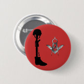 Fallen Brother Mason Ronde Button 5,7 Cm (Voorkant /achterkant)