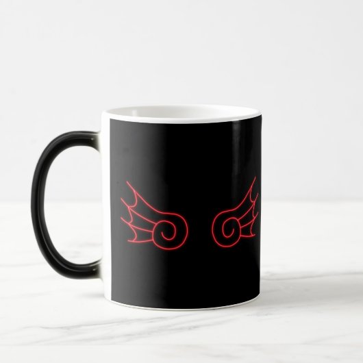 Fallen Chibi Demon Wings Magische Mok (Links)
