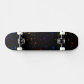 Fallen Dandelion Seeds Gay Pride Skateboard (Horizontaal)