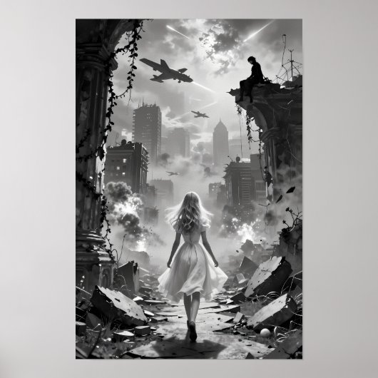 Fallen Dreamland en Quiet Courage Poster (Voorkant)
