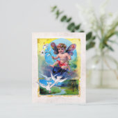 Fallen Easter Fairy Feestdagenkaart (Staand voorkant)