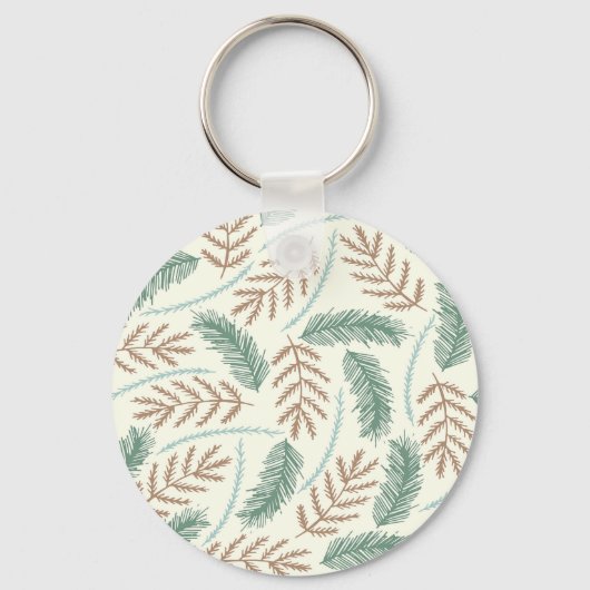 Fallen Fern Pattern Sleutelhanger (Voorkant)