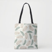Fallen Fern Pattern Tote Bag (Voorkant)