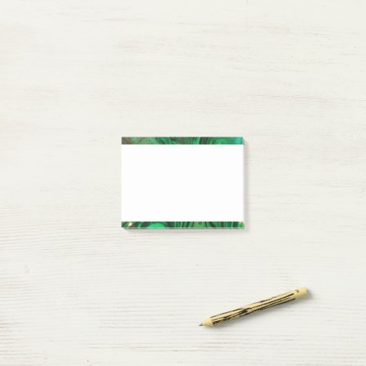 Fallen Green wervelende stenen Post-it® Notes (Op bureau)