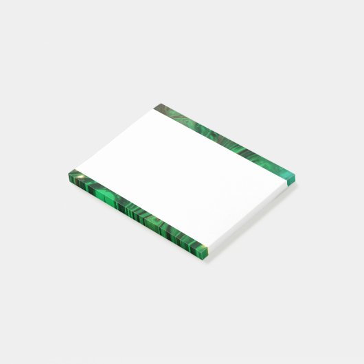 Fallen Green wervelende stenen Post-it® Notes (Schuin)