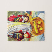 Fallen Halloween Pumpkin Ghost Legpuzzel (Horizontaal)
