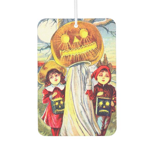 Fallen Halloween Pumpkin Ghost Luchtverfrisser (Voorkant)