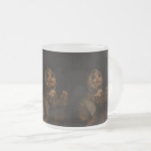 Fallen hebben genade matglas koffiemok (Voorkant rechts)