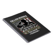 Fallen Heroes Represent the Character of a Nation Notitieboek (Rechterzijde)