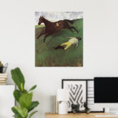 Fallen Jockey Poster (Thuiskantoor)
