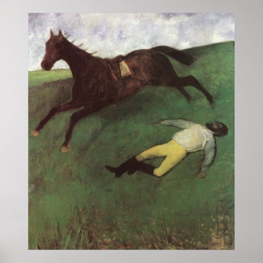 Fallen Jockey Poster (Voorkant)