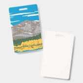 Fallen Leaf Lake Badge (Voor- en achterkant)