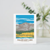 Fallen Leaf Lake California  Briefkaart (Staand voorkant)