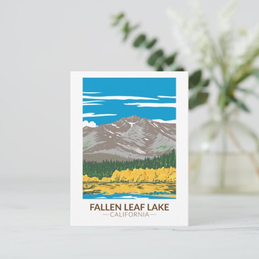 Fallen Leaf Lake California  Briefkaart (Staand voorkant)
