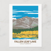 Fallen Leaf Lake California  Briefkaart (Voorkant)