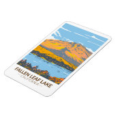 Fallen Leaf Lake California in Herfst  Magneet (Linkerzijde)