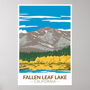 Fallen Leaf Lake California Poster