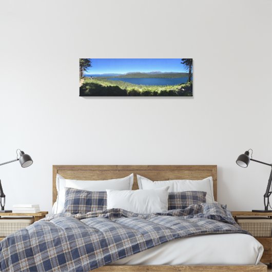 Fallen Leaf Lake Canvas Afdruk (Insitu (Slaapkamer))