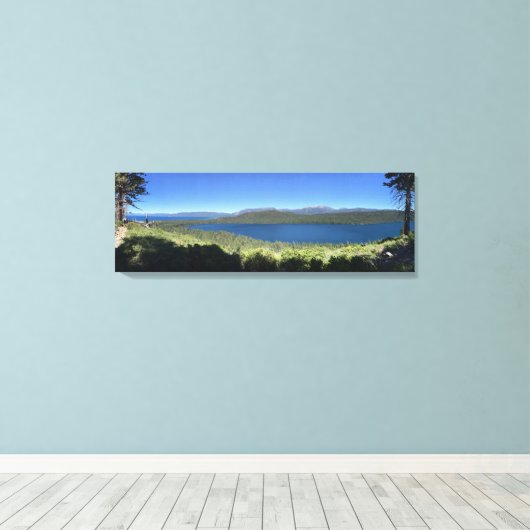 Fallen Leaf Lake Canvas Afdruk (Insitu (Houten vloer))