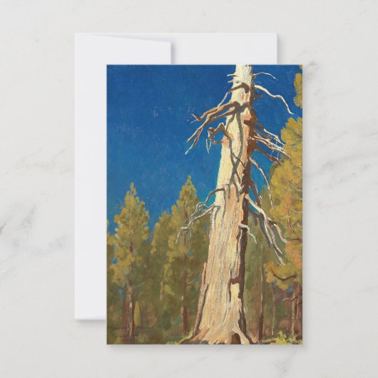 Fallen Leaf van Maynard Dixon Bedankkaart (Voorkant)