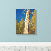 Fallen Leaf van Maynard Dixon Canvas Afdruk (Insitu (Houten vloer))