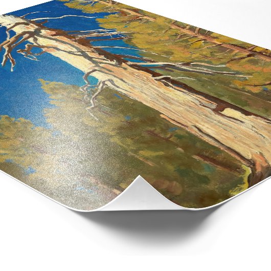 Fallen Leaf van Maynard Dixon Foto Afdruk (Hoek)