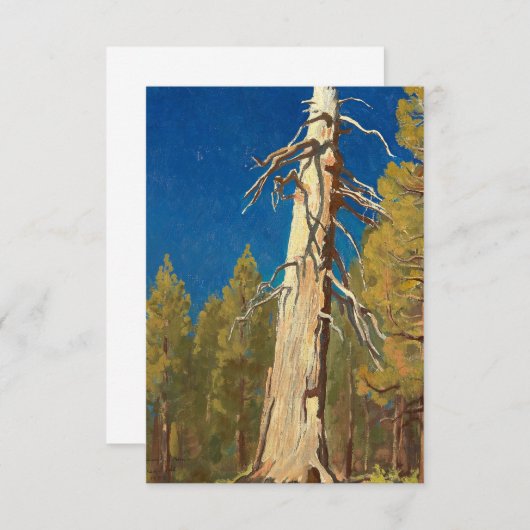 Fallen Leaf van Maynard Dixon Informatiekaartje (Voorkant / Achterkant)