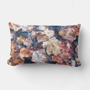 Fallen Leaves Autumn Winter Waterverf Art Kussen