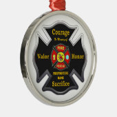 FALLEN MAAR NIET VERGETEN METALEN ORNAMENT (Rechts)