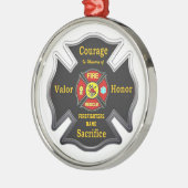 FALLEN MAAR NIET VERGETEN METALEN ORNAMENT (Links)