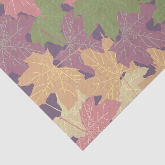 FALLEN MAPLE VERLAAT HAPPY AUTUMN TISSUEPAPIER (Detail)