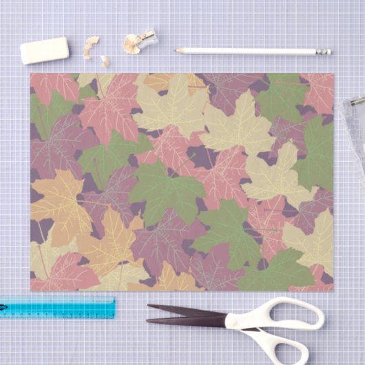 FALLEN MAPLE VERLAAT HAPPY AUTUMN TISSUEPAPIER (Craft)