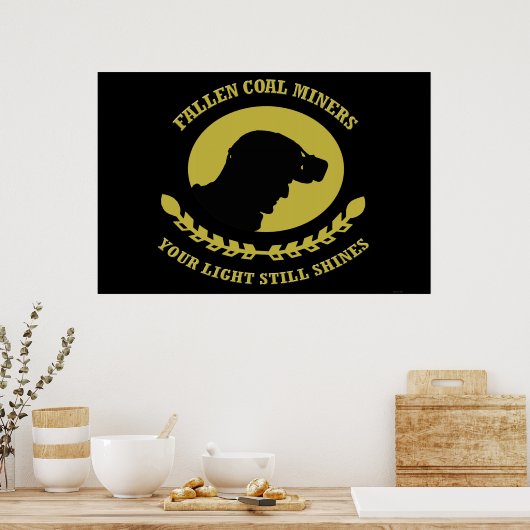 Fallen Miner Poster (Keuken)
