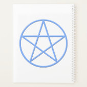 Fallen Pagan Pentacle Symbool Planner (Achterkant)