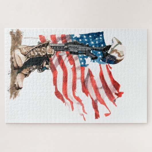 Fallen Puzzle Legpuzzel (Horizontaal)