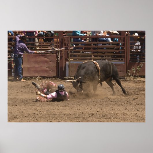 Fallen Rider staat op het punt zijn boze berg te o Poster (Voorkant)