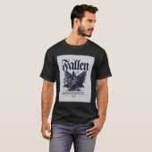 Fallen Skeleton Angel Gothic T-shirt (Voorkant volledig)