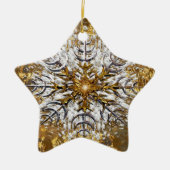 Fallen Snow Keramisch Ornament (Voorkant)